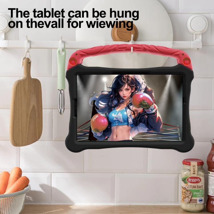 For Honor Tablet V7 11 inch Boxing Series Kickstand EVA Shockproof Tablet Case with Shoulder Strap(Black Red) - Honor by PMC TechLife | Online Shopping South Africa | PMC TechLife | Buy Now Pay Later Mobicred