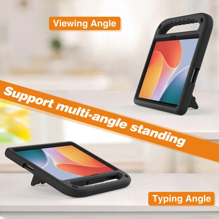 For Infinix Xpad 11 2024 Handle EVA Shockproof Tablet Case with Holder(Black) - Others by PMC TechLife | Online Shopping South Africa | PMC TechLife | Buy Now Pay Later Mobicred