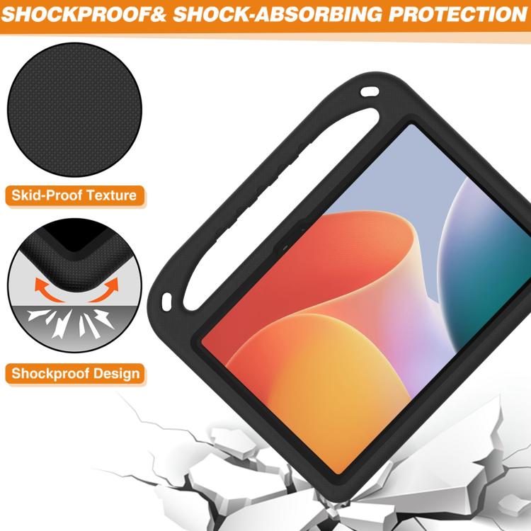 For Infinix Xpad 11 2024 Handle EVA Shockproof Tablet Case with Holder(Black) - Others by PMC TechLife | Online Shopping South Africa | PMC TechLife | Buy Now Pay Later Mobicred