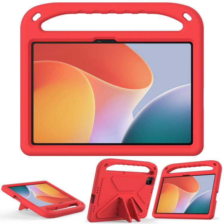 For Infinix Xpad 11 2024 Handle EVA Shockproof Tablet Case with Holder(Red) - Others by PMC TechLife | Online Shopping South Africa | PMC TechLife | Buy Now Pay Later Mobicred