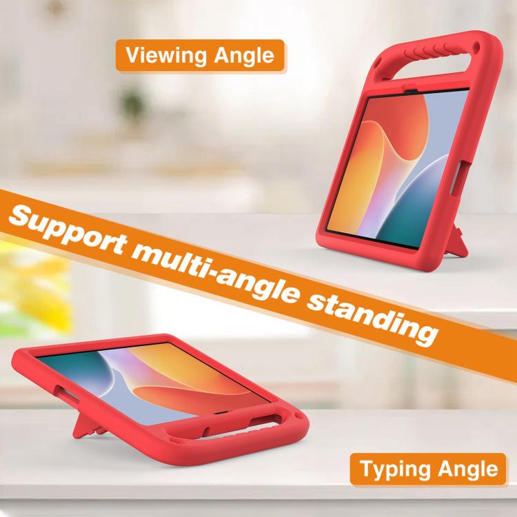For Infinix Xpad 11 2024 Handle EVA Shockproof Tablet Case with Holder(Red) - Others by PMC TechLife | Online Shopping South Africa | PMC TechLife | Buy Now Pay Later Mobicred