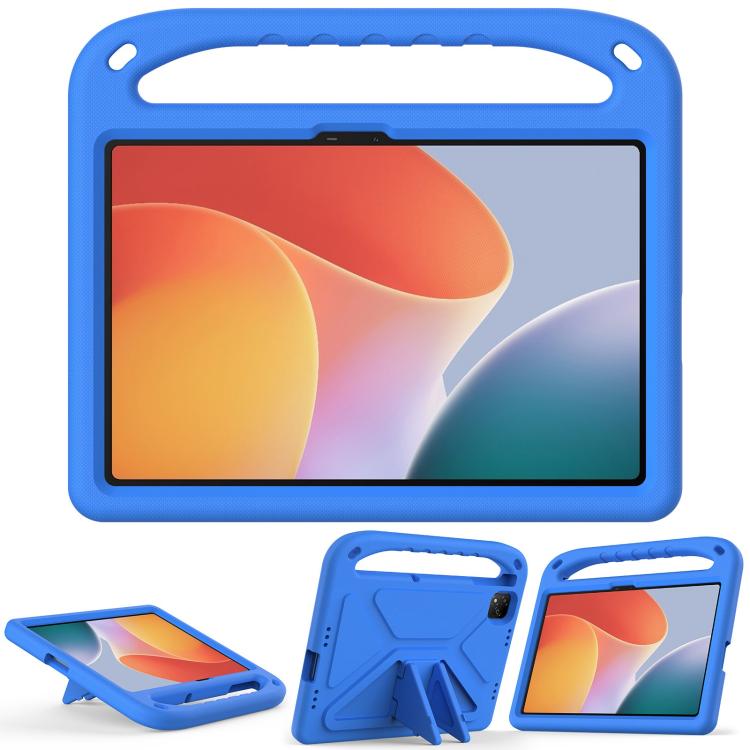 For Infinix Xpad 11 2024 Handle EVA Shockproof Tablet Case with Holder(Blue) - Others by PMC TechLife | Online Shopping South Africa | PMC TechLife | Buy Now Pay Later Mobicred