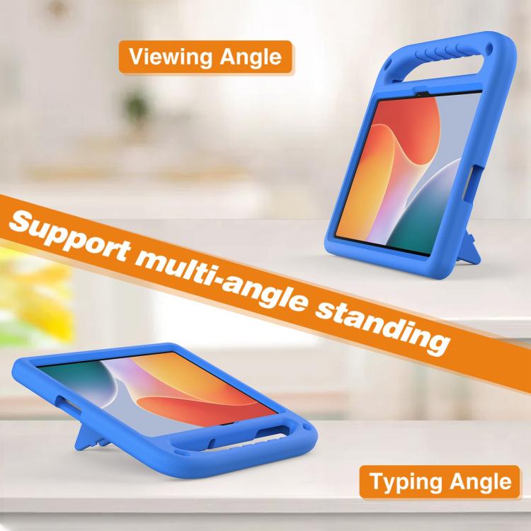 For Infinix Xpad 11 2024 Handle EVA Shockproof Tablet Case with Holder(Blue) - Others by PMC TechLife | Online Shopping South Africa | PMC TechLife | Buy Now Pay Later Mobicred