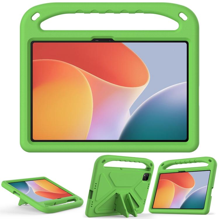 For Infinix Xpad 11 2024 Handle EVA Shockproof Tablet Case with Holder(Green) - free shipping - PMC TechLife - Order now!