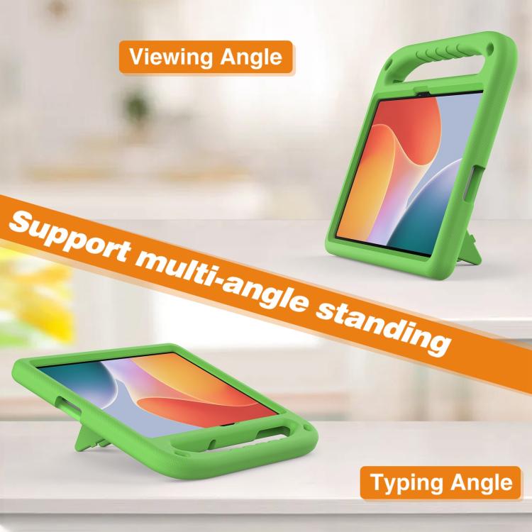For Infinix Xpad 11 2024 Handle EVA Shockproof Tablet Case with Holder(Green) - free shipping - PMC TechLife - Order now!