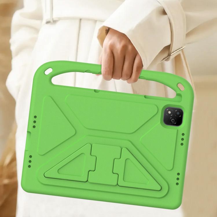 For Infinix Xpad 11 2024 Handle EVA Shockproof Tablet Case with Holder(Green) - free shipping - PMC TechLife - Order now!