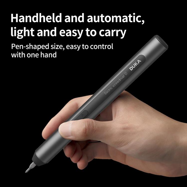 Original Xiaomi Youpin DUKA E1 Electric Screwdriver Set(Black) - free shipping - PMC TechLife - Order now!