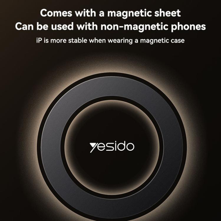 Yesido C316 15W Magsafe Magnetic Car Wireless Charger(Black) - Wireless Charger Holders by PMc TechLife | Online Shopping South Africa | PMc TechLife | Buy Now Pay Later Mobicred