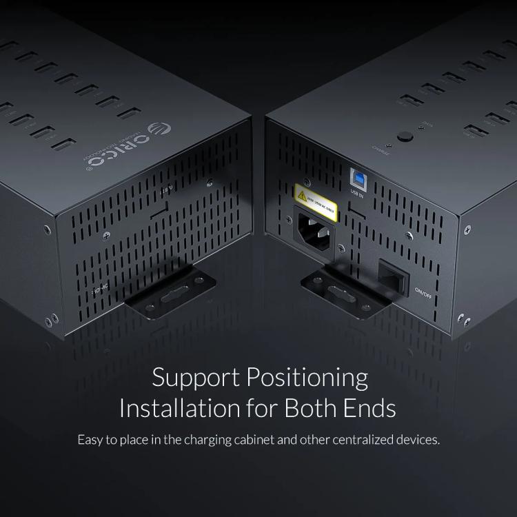 ORICO IH30P Industrial Grade 30 Ports USB 2.0 Hub, Plug:US Plug(Black) - free shipping - PMC TechLife - Order now!