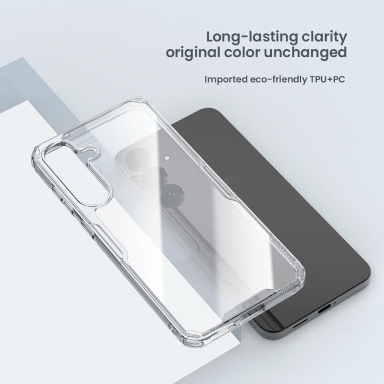 For Samsung Galaxy S25 5G NILLKIN PC + TPU Phone Case(Transparent) - Galaxy S25 5G Cases by NILLKIN | Online Shopping South Africa | PMc TechLife | Buy Now Pay Later Mobicred