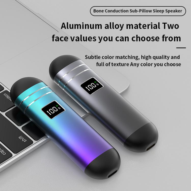 QY09 Bone Conduction Bluetooth 5.3  Sleep Speaker(Grey) - free shipping - PMC TechLife - Order now!