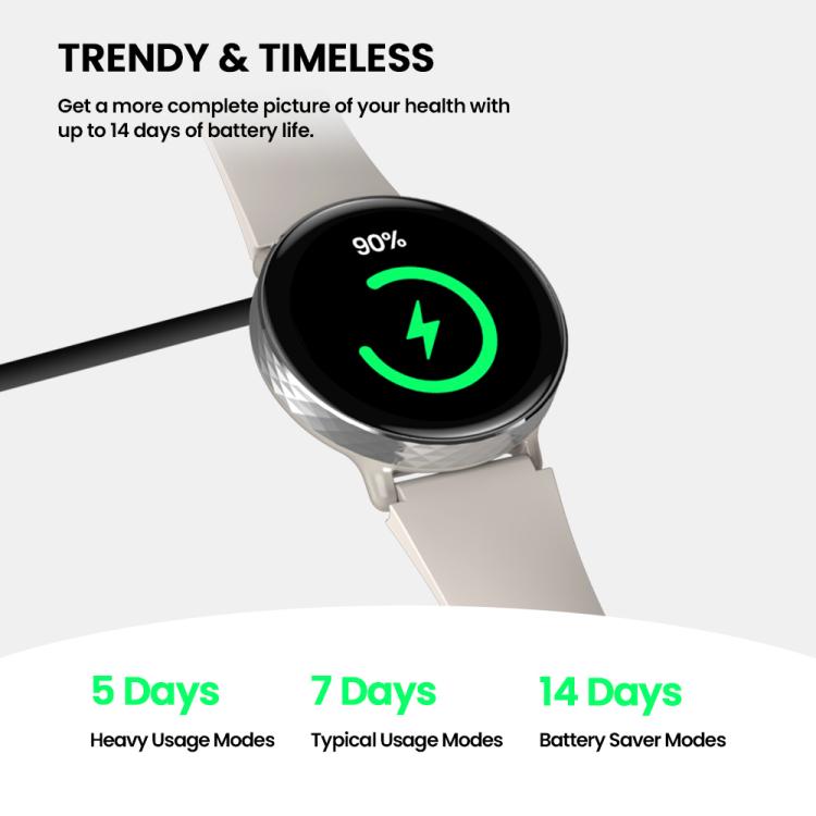 Zeblaze Lily 2 1.2 inch Screen Haute & Healthy Lady Smart Watch(Stardust Silver) - free shipping - PMc TechLife - Order now!