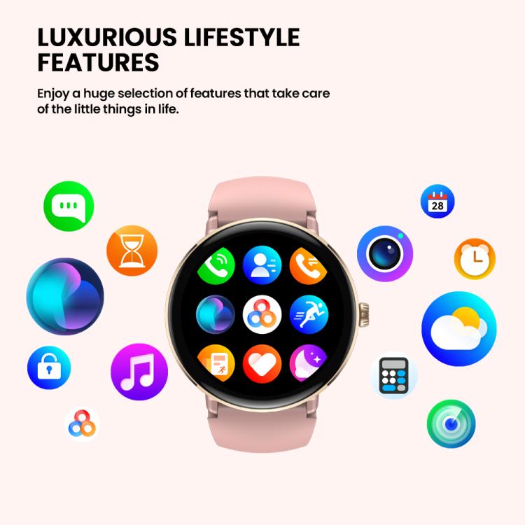 Zeblaze Lily 2 1.2 inch Screen Haute & Healthy Lady Smart Watch(Stardust Silver) - free shipping - PMc TechLife - Order now!