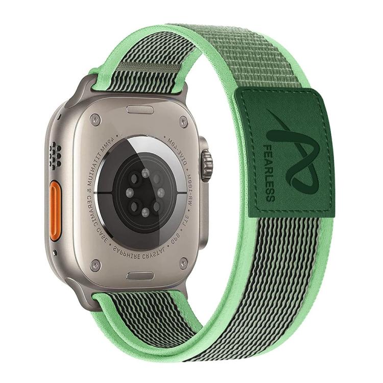 For Apple Watch 46mm / 49mm / 45mm / 44mm Fearless Trail Loop Nylon Band(Light Mint) - free shipping - PMc TechLife - Order now!