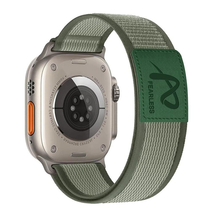 For Apple Watch 46mm / 49mm / 45mm / 44mm Fearless Trail Loop Nylon Band(Green) - free shipping - PMc TechLife - Order now!