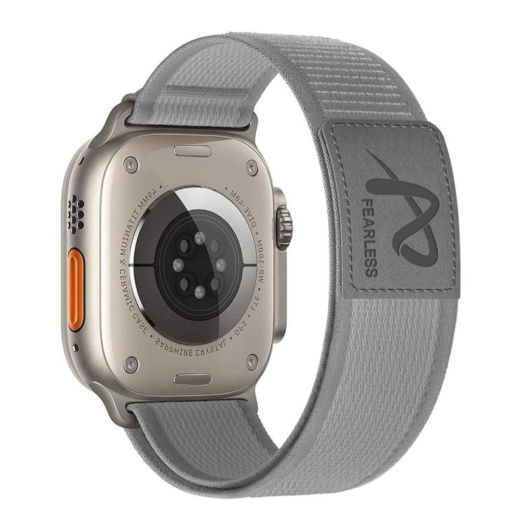 For Apple Watch 42mm / 41mm / 40mm / 38mm Fearless Trail Loop Nylon Band(Grey) - free shipping - PMc TechLife - Order now!