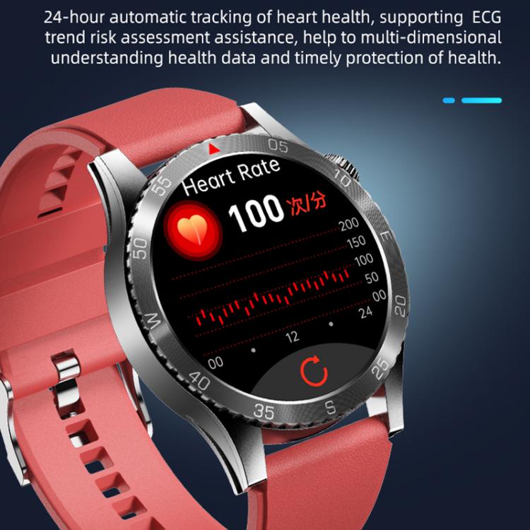 H9 1.43 inch Silicone Strap ECG Smart Watch Supports Bluetooth Calls/Smart Voice Assistant(Black) - free shipping - PMC TechLife - Order now!