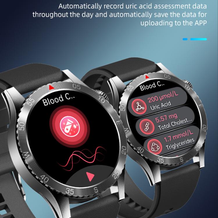 H9 1.43 inch Silicone Strap ECG Smart Watch Supports Bluetooth Calls/Smart Voice Assistant(Blue) - free shipping - PMC TechLife - Order now!