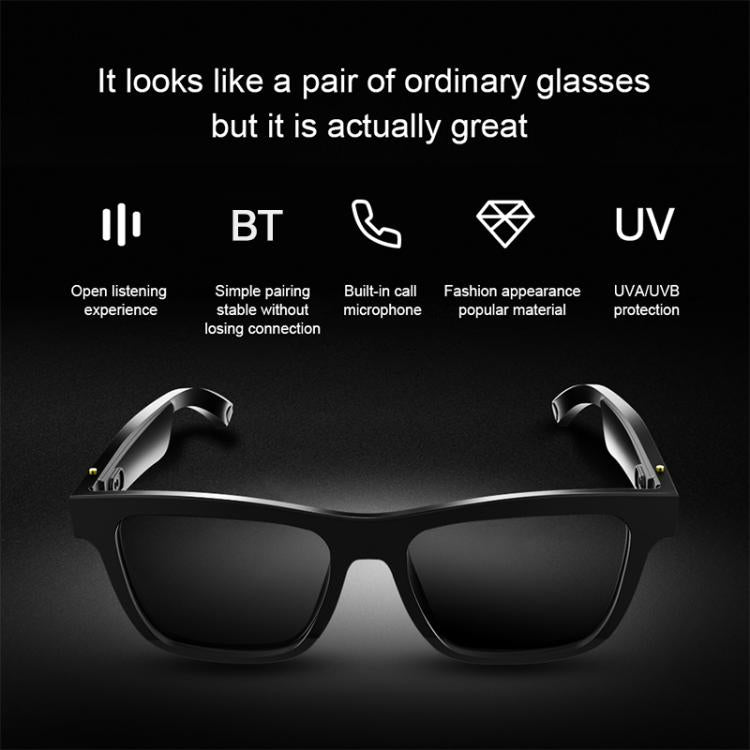 E10 Smart Audio Bluetooth Glasses, Style: Touch Style(Black) - free shipping - PMC TechLife - Order now!
