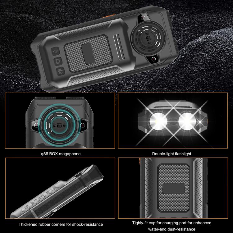 UNIWA M6000 Big Speaker Keypad Phone, 2.4 inch, Dual Flashlights, 21 Keys, SOS, FM, 4 SIM, GSM, Plug:US Plug(Green) - free shipping - PMc TechLife - Order now!