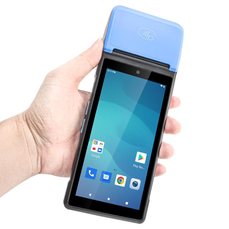 UNIWA V6P Thermal Label Printer Handheld PDA, 2GB+16GB, 5.45 inch Android 12 Mediatek MT6761 Quad Core, NFC, Network: 4G, Plug:EU Plug(Black Blue) - free shipping - PMc TechLife - Order now!