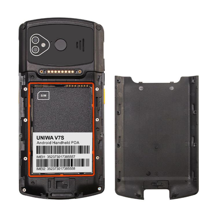 UNIWA V7S PDA Barcode Scanner Rugged Phone, 4GB+64GB, 5.7 inch Android 12 Mediatek MT6762 Octa Core, NFC, Network: 4G, Plug:US Plug(Black) - free shipping - PMc TechLife - Order now!
