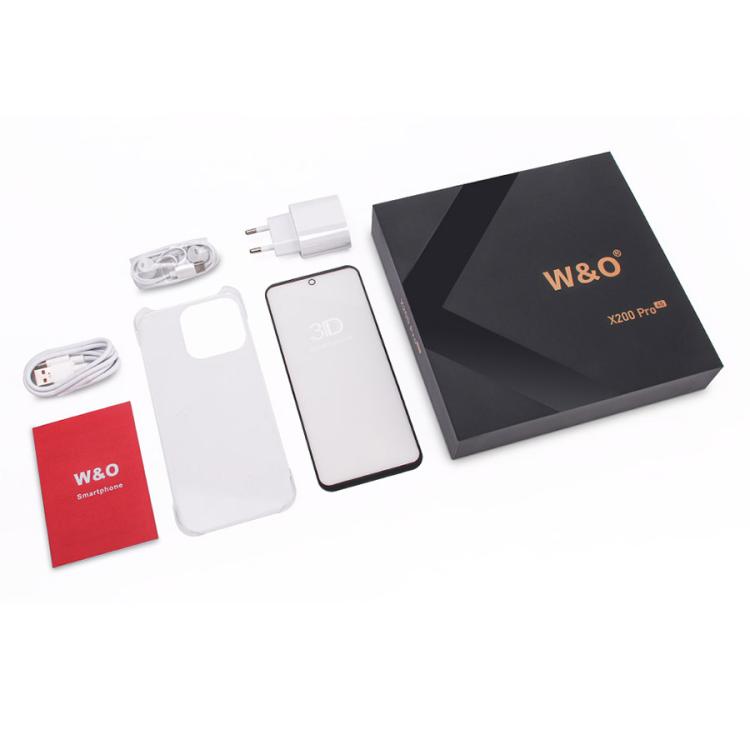 W&O X200 Pro, 4GB+128GB, 6.8 inch Android 10 Mediatek MT6765 Helio P35 Octa Core, Network: 4G, Plug:US Plug(Blue) - free shipping - PMc TechLife - Order now!
