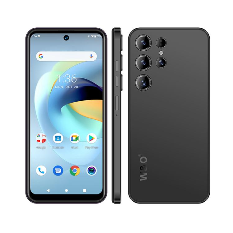 W&O X500 Pro, 4GB+128GB, 6.8 inch Android 10 Mediatek MT6765 Helio P35 Octa Core, Network: 4G, Plug:EU Plug(Black) - free shipping - PMc TechLife - Order now!