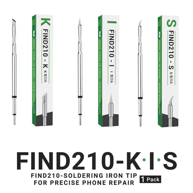 2uul Soldering Iron Tips for Most C210 Soldering Station, Model:FD14 S - Soldering Iron Tip by 2UUL | Online Shopping South Africa | PMc TechLife | Buy Now Pay Later Mobicred