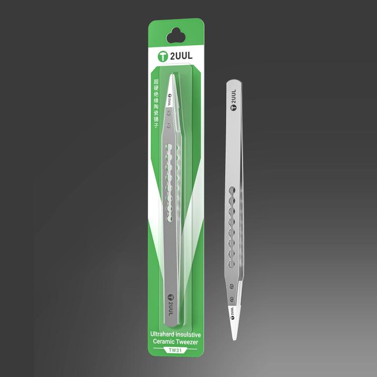 2uul TW31 Ultrahard Insulative Ceramic Tweezer - free shipping - PMC TechLife - Order now!