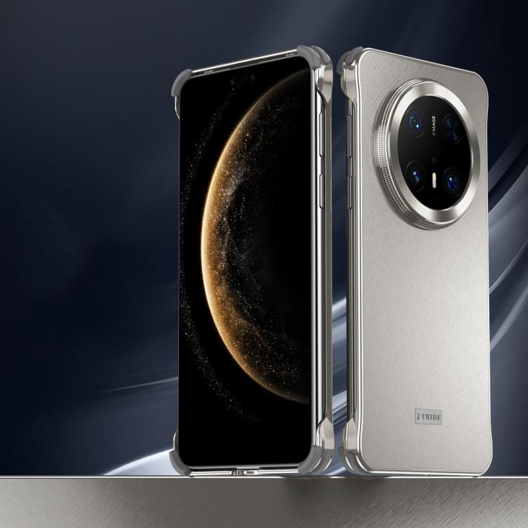 For Huawei Mate 70 Pro+ Micro Frosted Metal Phone Case(Titanium) - Huawei Cases by PMC TechLife | Online Shopping South Africa | PMC TechLife | Buy Now Pay Later Mobicred