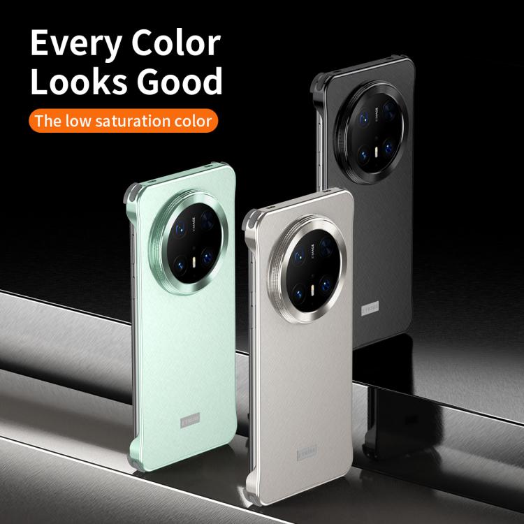 For Huawei Mate 70 Pro Micro Frosted Metal Phone Case(Titanium) - Huawei Cases by PMC TechLife | Online Shopping South Africa | PMC TechLife | Buy Now Pay Later Mobicred