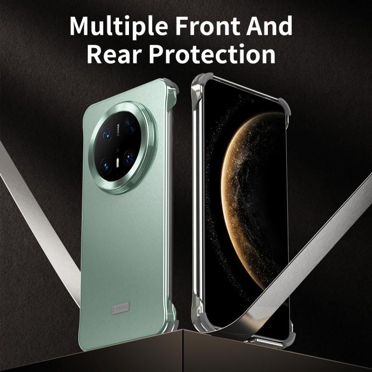 For Huawei Mate 70 Pro Micro Frosted Metal Phone Case(Titanium) - Huawei Cases by PMC TechLife | Online Shopping South Africa | PMC TechLife | Buy Now Pay Later Mobicred