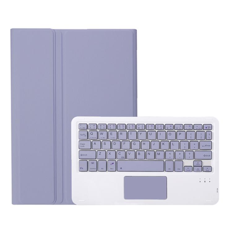 For Honor Pad X9 Pro 11.5 AH28-A Ultra-thin Detachable Bluetooth Keyboard Leather Tablet Case with Touchpad(Lavender White) - Others Keyboard by PMC TechLife | Online Shopping South Africa | PMC TechLife | Buy Now Pay Later Mobicred