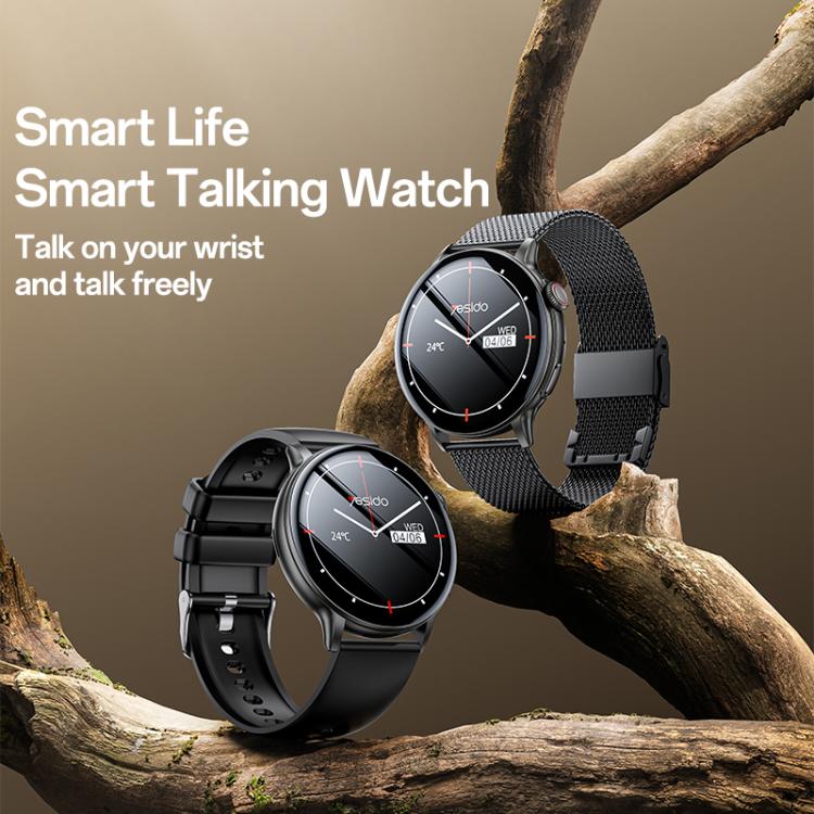 Yesido IO28 Smart Watch, 1.51 inch Screen, Support BT Call / Heart Rate(Black) - free shipping - PMC TechLife - Order now!