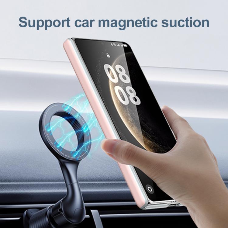 For Huawei Mate X6 SULADA Skin Feel Liquid Leather Shockproof Phone Case(Black) - free shipping - PMC TechLife - Order now!