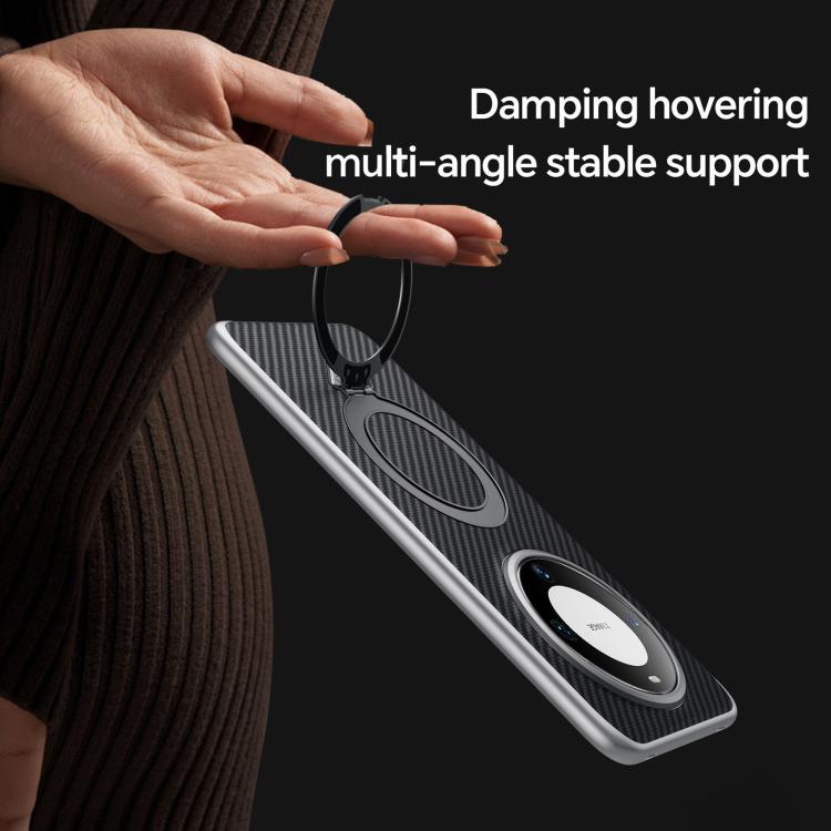 For Huawei Mate 60 Pro / Mate 60 Pro+ SULADA Kevlar Texture MagSafe Magnetic Holder Phone Case(Black) - Huawei Cases by SULADA | Online Shopping South Africa | PMC TechLife | Buy Now Pay Later Mobicred