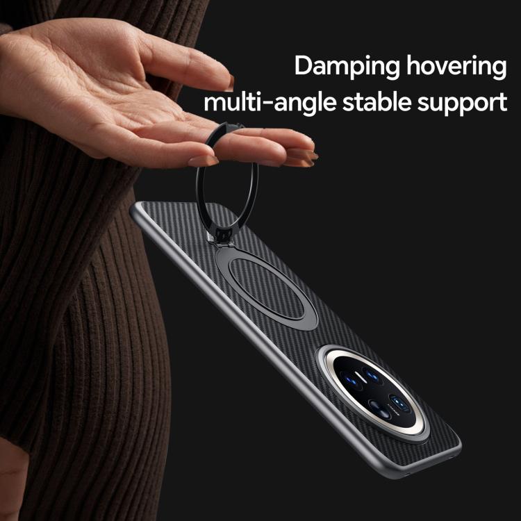 For Huawei Mate 70 SULADA Kevlar Texture MagSafe Magnetic Holder Phone Case(Black) - free shipping - PMC TechLife - Order now!