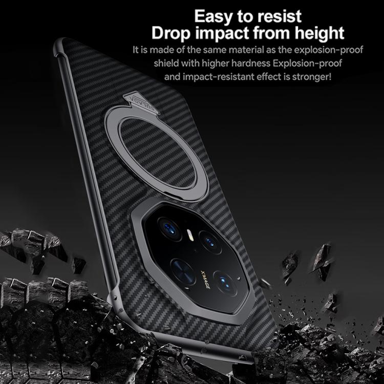 For Huawei Mate 70 RS Ultimate SULADA Kevlar Texture MagSafe Magnetic Holder Phone Case(Blue) - free shipping - PMC TechLife - Order now!