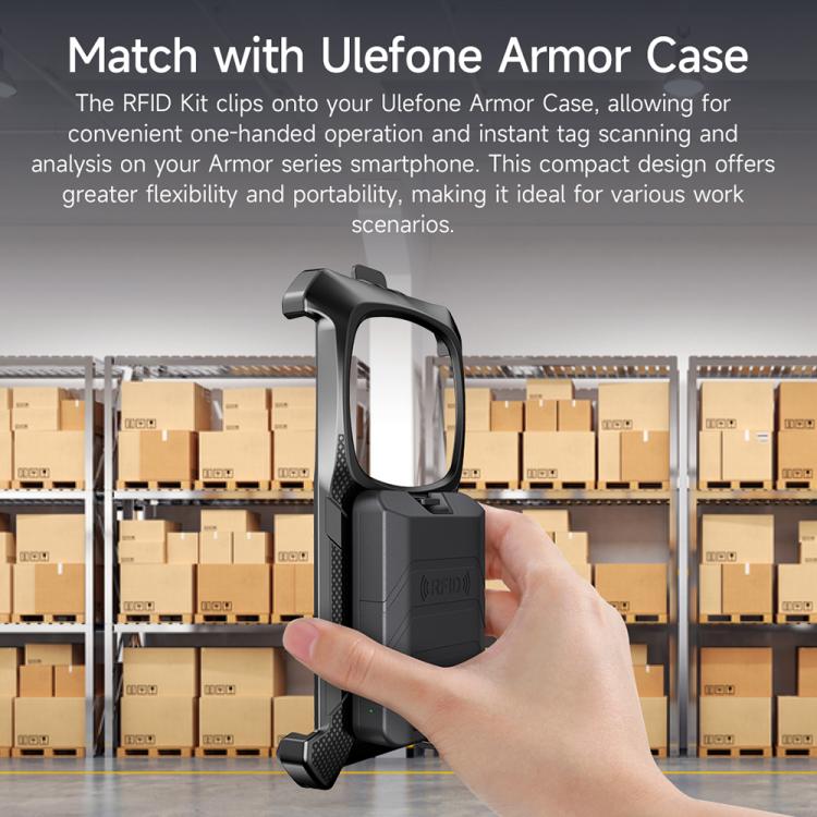 Ulefone Bluetooth 5.2 Portable UHF RFID Tag Reader(Black) - free shipping - PMC TechLife - Order now!
