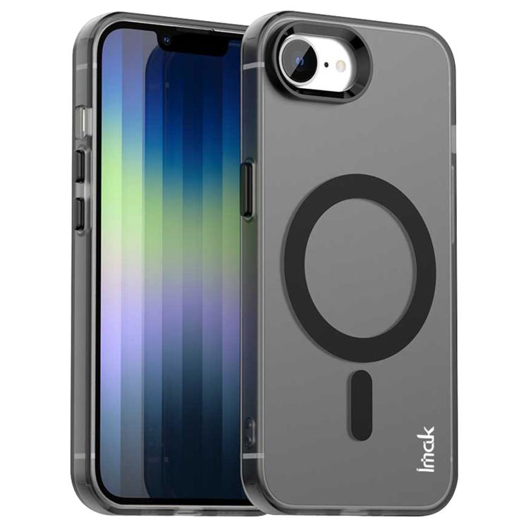 For iPhone 16e IMAK Candy Series Shockproof MagSafe Phone Case(Black) - iPhone 16e Cases by imak | Online Shopping South Africa | PMC TechLife | Buy Now Pay Later Mobicred