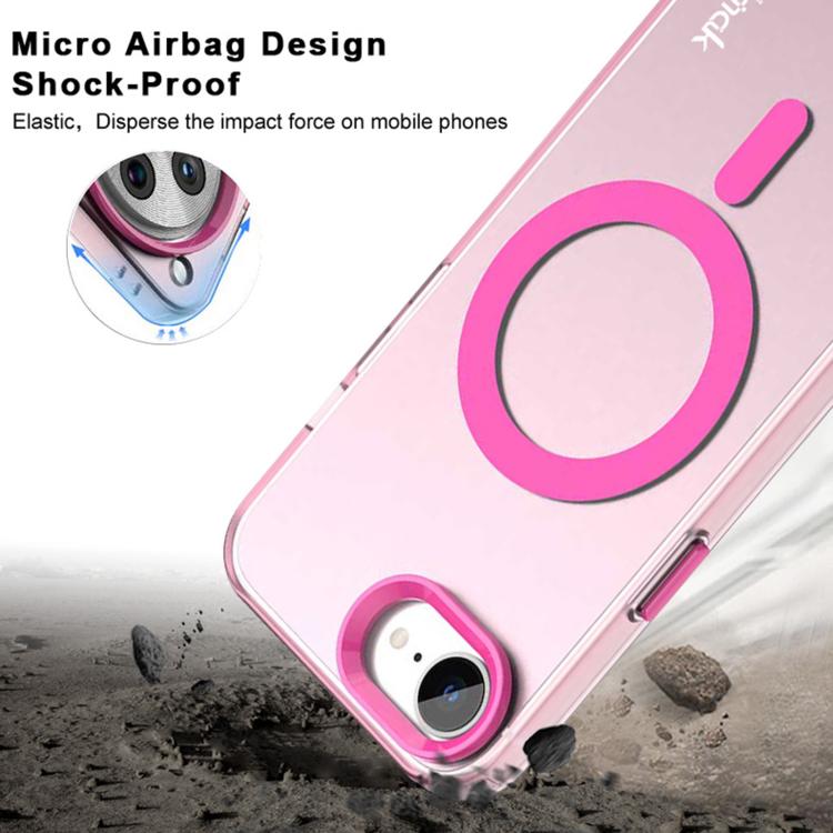 For iPhone 16e IMAK Candy Series Shockproof MagSafe Phone Case(Blue) - free shipping - PMC TechLife - Order now!