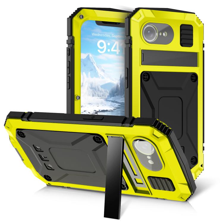 For iPhone 16e IP68 Waterproof Dustproof Shockproof Phone Case(Yellow) - iPhone 16e Cases by PMC TechLife | Online Shopping South Africa | PMC TechLife | Buy Now Pay Later Mobicred