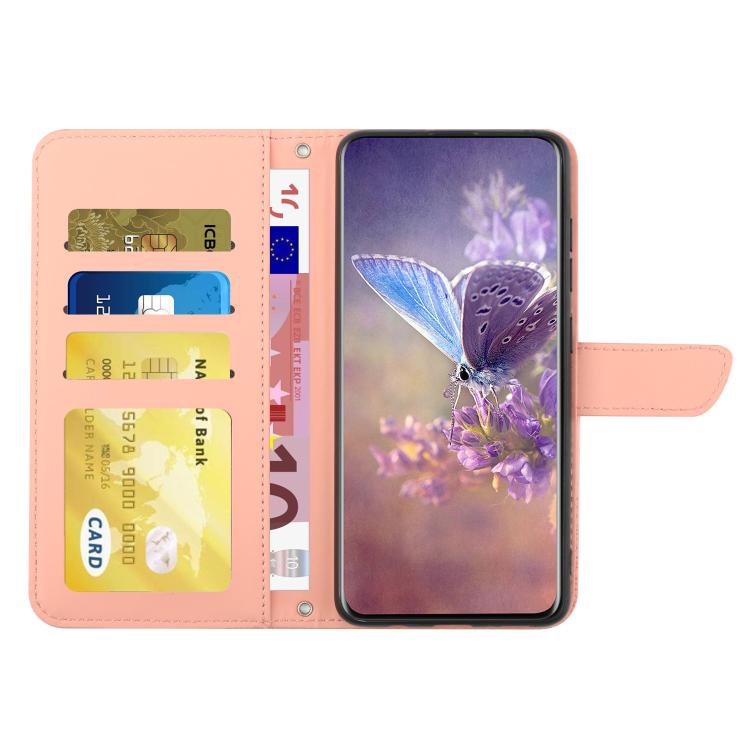 For Tecno Spark 40C Skin Feel Butterfly Embossed Flip Leather Phone Case(Pink) - free shipping - PMC TechLife - Order now!