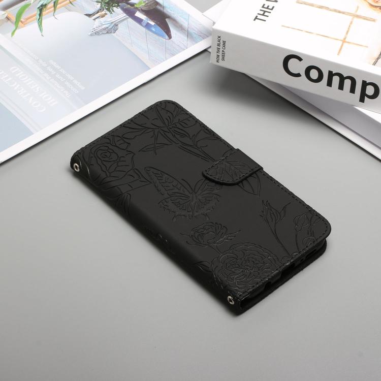 For Tecno Spark 40 Pro+ 4G Skin Feel Butterfly Embossed Flip Leather Phone Case(Black) - free shipping - PMC TechLife - Order now!