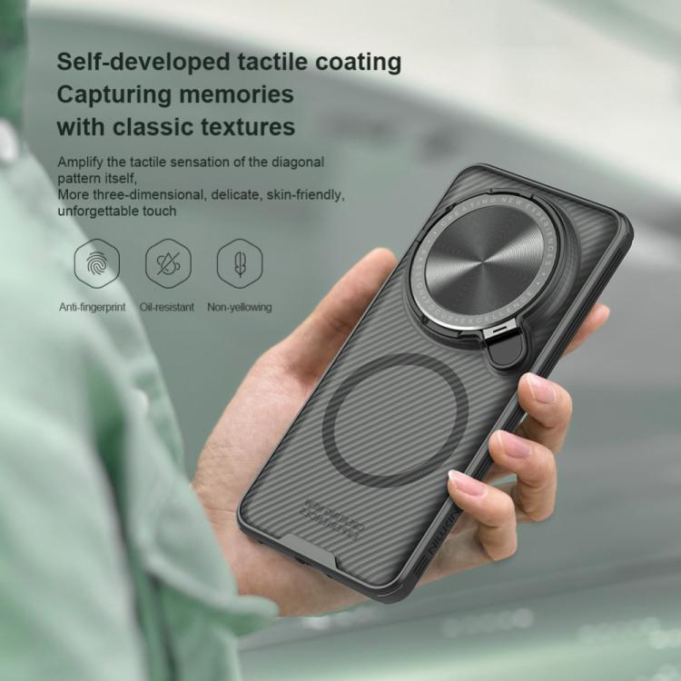 For Xiaomi 15 Ultra NILLKIN CamShield Prop MagSafe Magnetic Translucent PC Phone Case(Black) - free shipping - PMc TechLife - Order now!