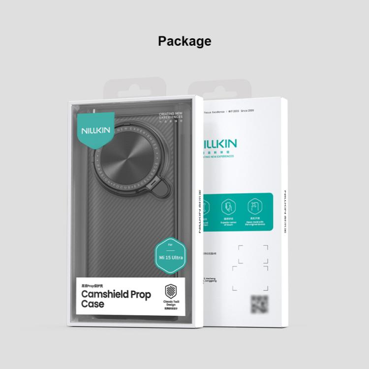 For Xiaomi 15 Ultra NILLKIN CamShield Prop Translucent PC Phone Case(Black) - free shipping - PMc TechLife - Order now!
