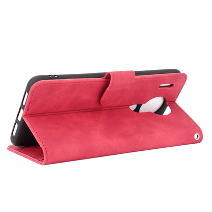 For Blackview A80 Solid Color Skin Feel Magnetic Buckle Horizontal Flip Calf Texture PU Leather Case with Holder & Card Slots & Wallet(Rose Red) - More Brand by PMC Jewellery | Online Shopping South Africa | PMC Jewellery | Buy Now Pay Later Mobicred