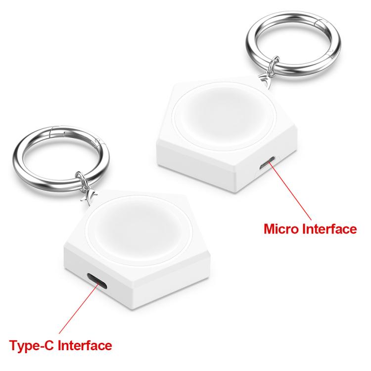 For Samsung Galaxy Watch Ultra 47mm Portable Smart Watch Charger(White) - Charger by PMC TechLife | Online Shopping South Africa | PMC TechLife | Buy Now Pay Later Mobicred