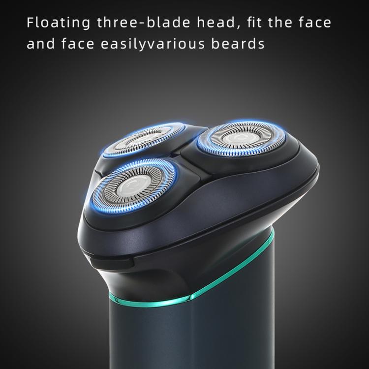 VGR V-310 Digital Display Three-blade IPX7 Electric Shaver(Black) - free shipping - PMC TechLife - Order now!
